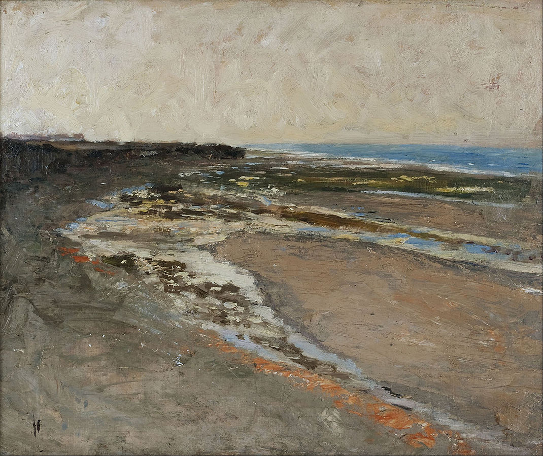 Carl_Fredrik_Hill_-_Seashore_at_Luc-sur-Mer_-_Google_Art_Project
